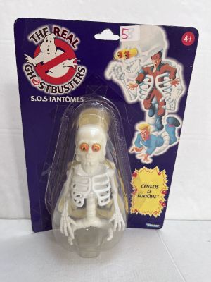 the real ghostbusters ghost skeleton figure in plastic package
