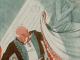 a poster of a man in a tuxedo and a woman in a tuxedo