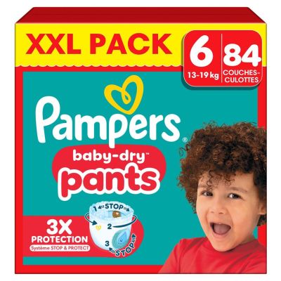7 / PAMPERS Baby Dry Pants couches-culottes taille 6 (…