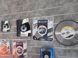 a display of various tools on a wall in a store