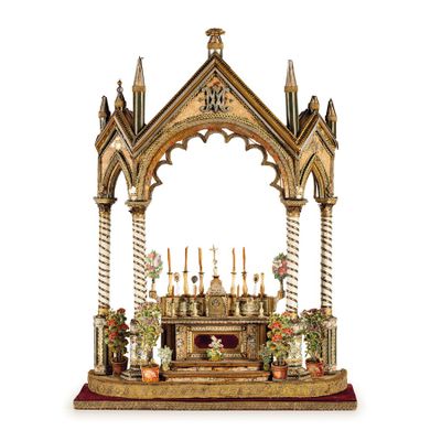 COMPOSITION EN MATÉRIAUX DIVERS, 19E SIÈCLE - Photo 1