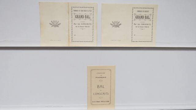 Divers Creuse : Lot de 3 cartons d’invitation Bal des Conscrits :...