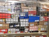 a metal cage filled with many different types of electronics