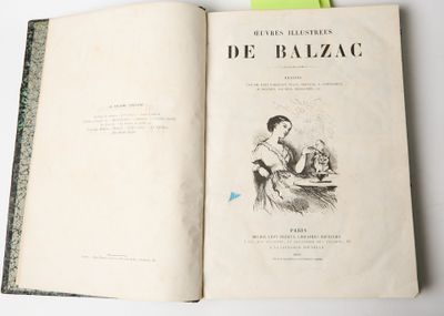 BALZAC, Honoré. OEuvres illustrées. Dessins par MM. Tony Joh…