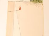 a picture of a picture of a cat sitting on a ledge