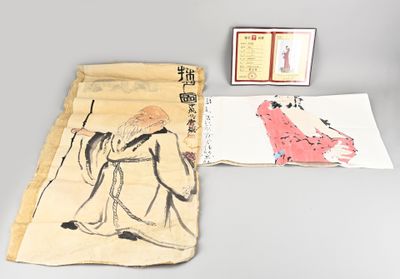 une image d'une peinture sur une feuille de papier