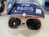 a pair of sunglasses that are on a table
