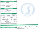 a close up of a document with a picture of a person on it