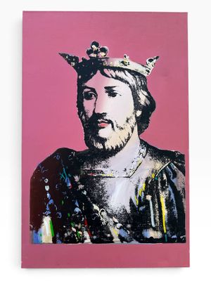 an image of a painting of a man with a crown on his head