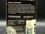 packaging for a pokemon card game with a dragon on the back