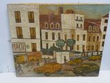 une image d'une peinture d'une rue de la ville