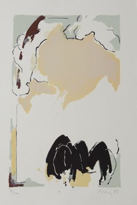 un dessin en noir et blanc représentant une vache et un homme