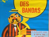 affiche représentant un homme en costume, une trompette à la main