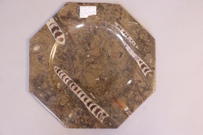 a picture of a plate with writing on it