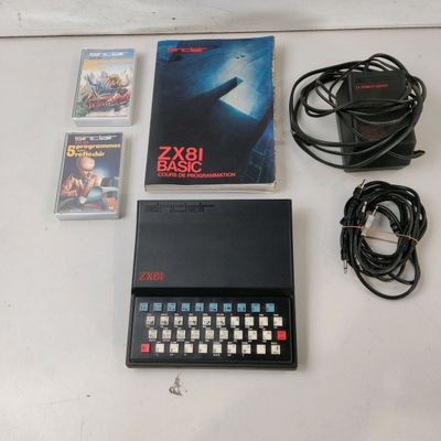 Ordinateur personnel Sinclair ZX81 - Avec manuel d'utilisation, câbles - Photo 1
