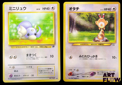 deux cartes Pokémon représentant un ours et un ours