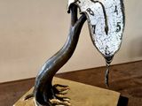 a sculpture of a tree that has been placed on a table