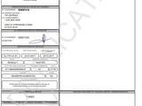 a document with a barcode on the front and a barcode on the back