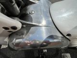 a close up view of a motorcycle ' s handlebars
