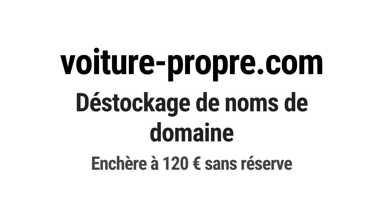 Destockage & Invendus