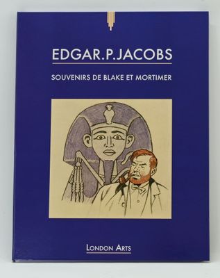the cover of edgar p jacobs ' s novel, souvenrs de blake et mortier