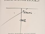 the cover of a book with a drawing of a cross on it
