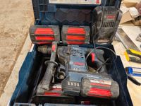 Perforateur Bosch GBH 36 VF-LI plus, 1 chargeur, 4 batteries