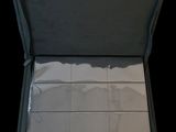 a open suitcase with a map of the world inside of it