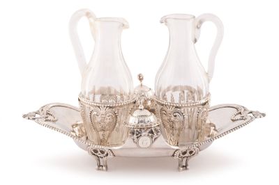 HUILIER-VINAIGRIER et ses bouchons en argent, PARIS 1782-1783 par Jacq - Photo 1