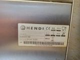 a label on the side of a stainless steel refrigerator