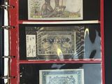 three different types of money in a binder