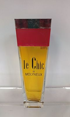 MOLYNEUX Le Chic Flacon factice de décoration en verre, titr…