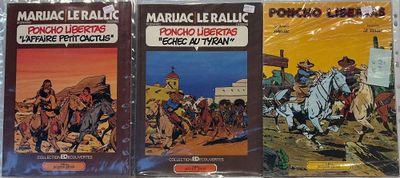 trois livres posés sur une table recouverte d'une nappe blanche