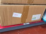 two boxes that are stacked on top of each other