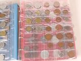 many different types of coins in a plastic case