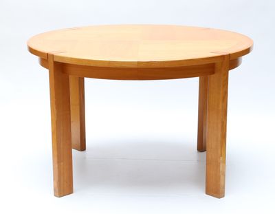 Maison REGAIN - Table de forme ronde en orme, quatre pieds d…