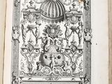 an open book with a drawing of a bird in a cage on top of it