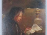 une image d'une peinture représentant une femme lisant un livre