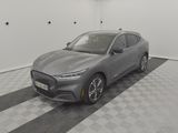 2020 ford mustang macht in a garage with a checkered floor