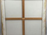 an image of a picture frame with a cross on it