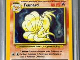 a close up of a pokemon card on a white background