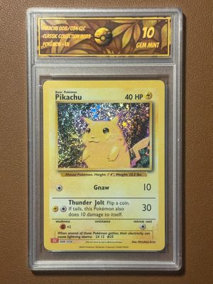 gros plan d'une carte pokemon sur une table