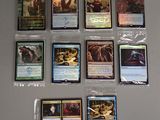 beaucoup de cartes sur la table