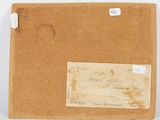 an old piece of paper with a piece of writing on it