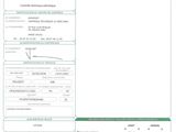 a close up of a document with a barcode on it