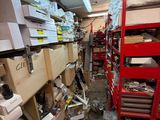 a room filled with lots of boxes and boxes