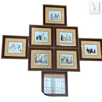 une croix composée de photos de personnes accrochées au mur
