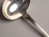 a spoon that is sitting on a table