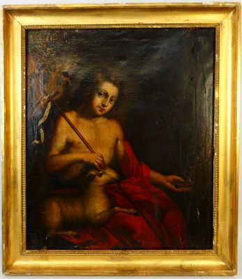 une image représentant un tableau où l'on voit un homme tenant un bâton