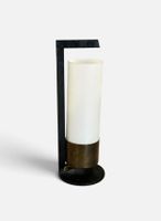 Maison ARLUS, lampe, de forme moderniste, en métal laqué noi… (photo 2)